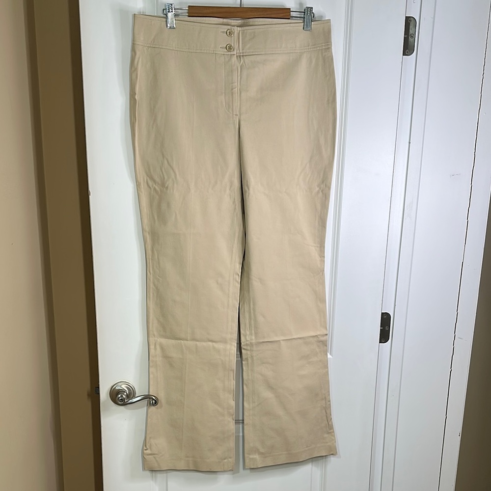 Cambio Tan Stretch Pants Sz 14 NWOT